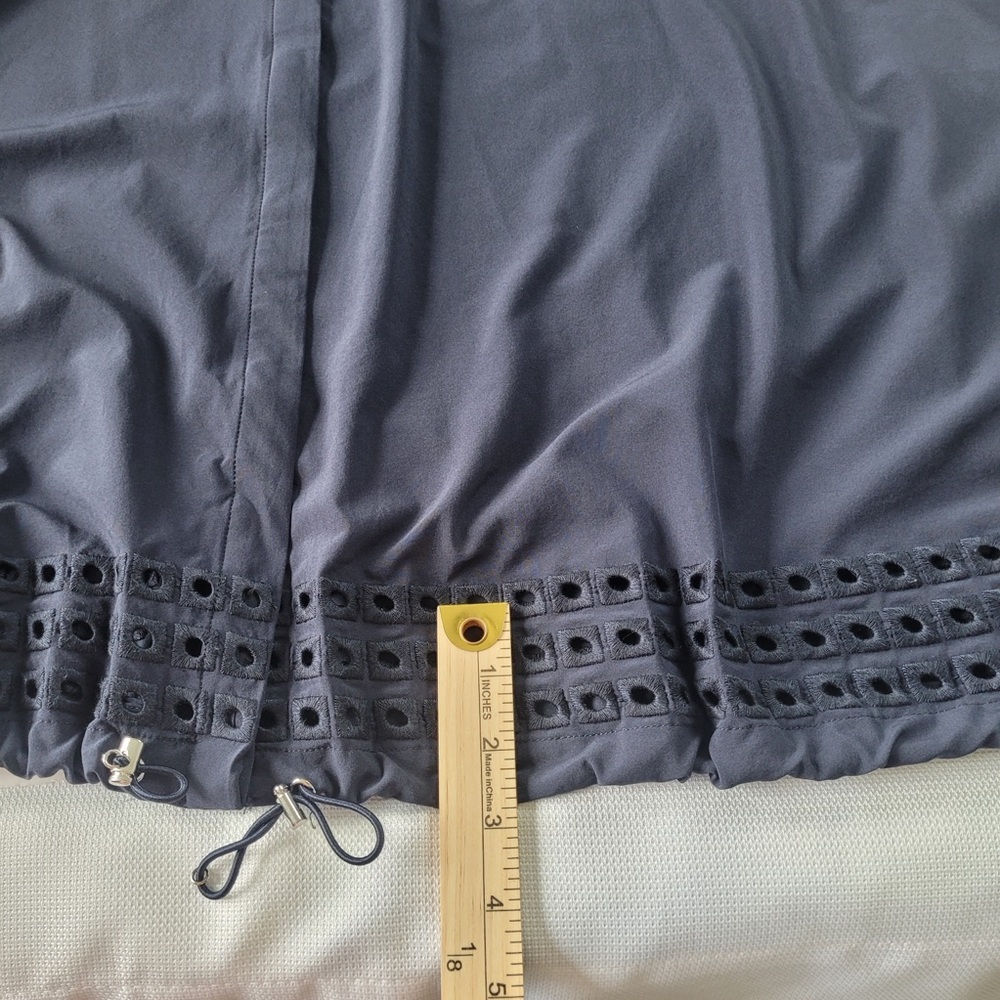 Chico's Black Button Down Tunic Top / Mini Dress … - image 4